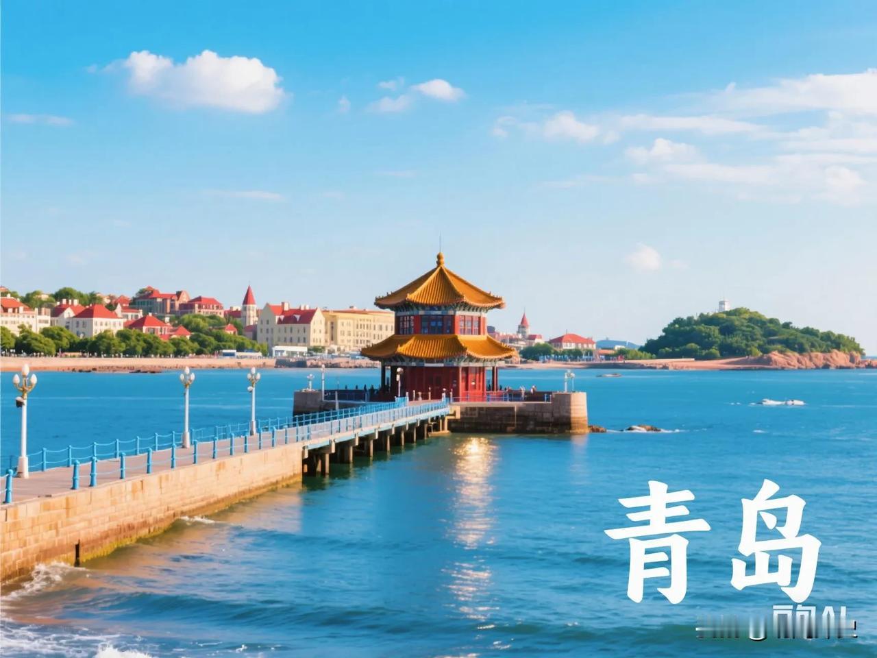 1. 帆船之都：青岛是2008年北京奥运会帆船比赛举办地。这里拥有优越的海域条件