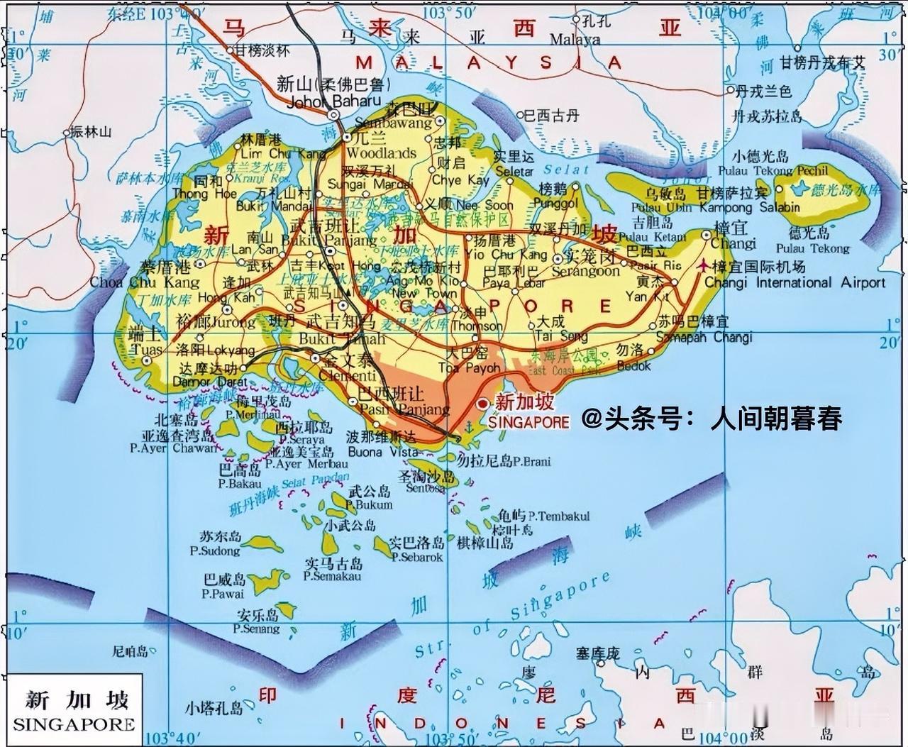 令我感到意外的是，陆地面积极为狭小的新加坡竟然修建了如此多的水库。地理上，新加坡