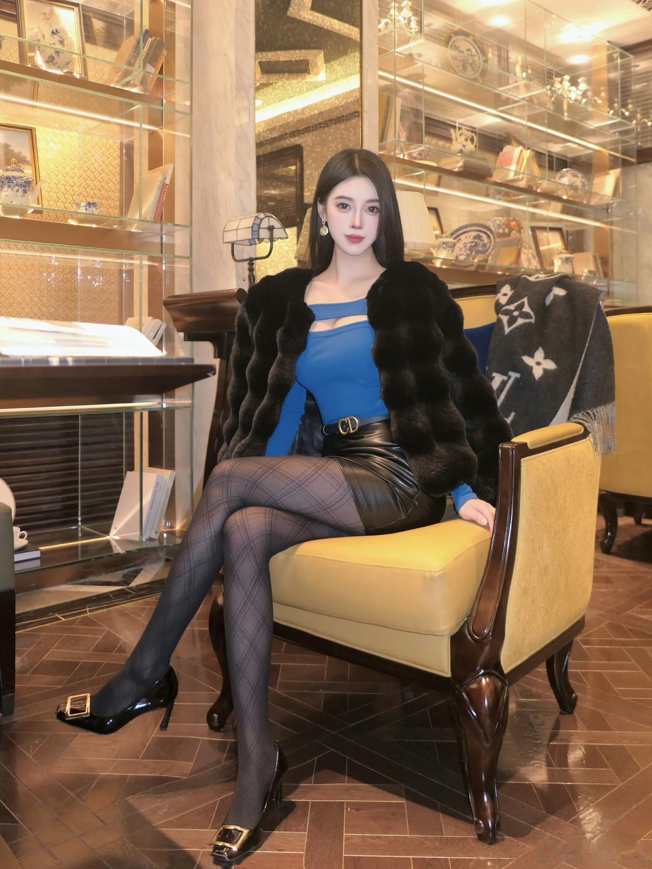 给冬天一点颜色瞧瞧💙🖤​​​