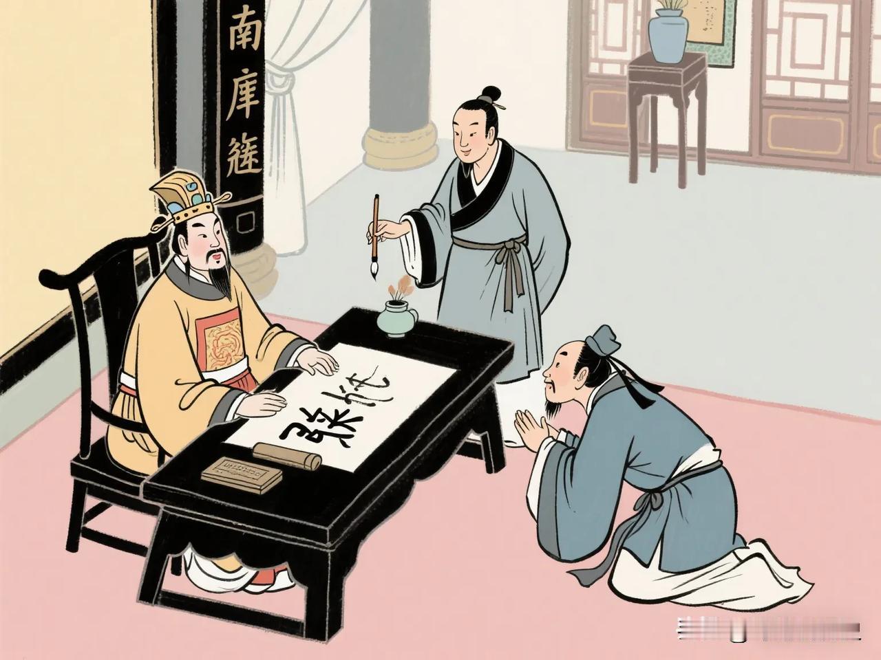南唐后主朝廷里有位新贵叫张佖，在清辉殿里陪着皇帝吟诗作画，好不风光。这时候有个叫