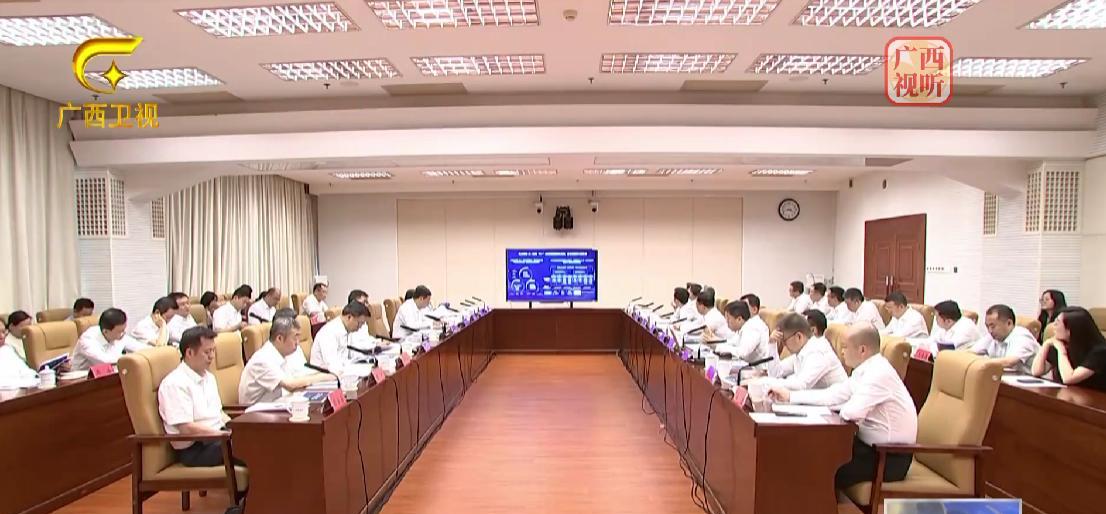 7月4日，广西壮族自治区领导会见浪潮集团、中国移动通信集团等企业负责人并共同见证
