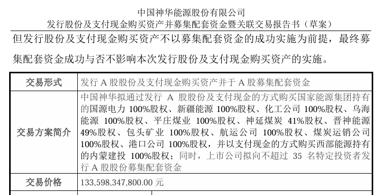 千亿级重磅并购, 预案出炉!