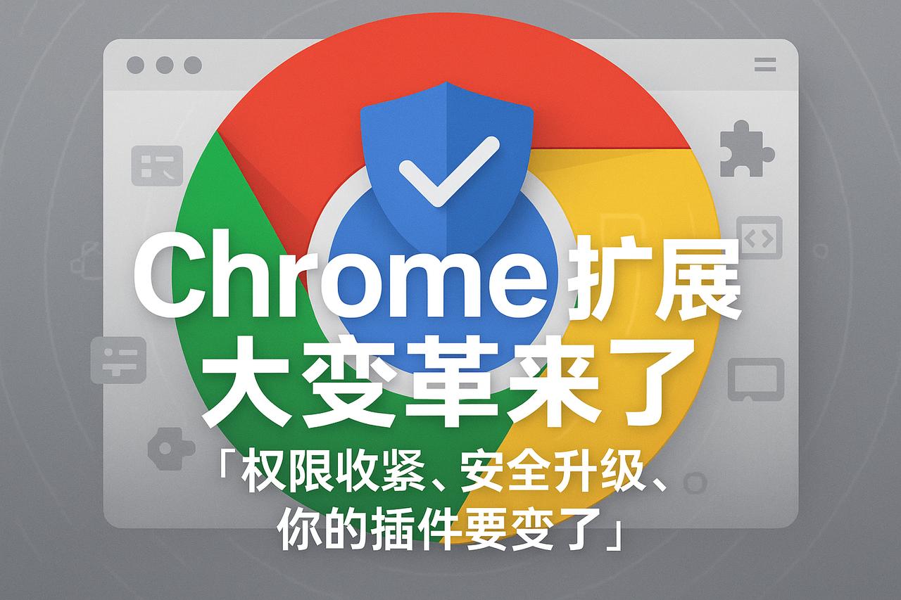 Chrome扩展大变革，安全与自由的“博弈”进入新阶段近日，Chrome