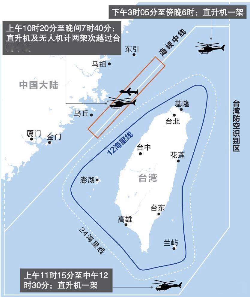 台湾彻底睡不着了。 7月21日，台湾通报，自7月20日上午6时至21日上午6