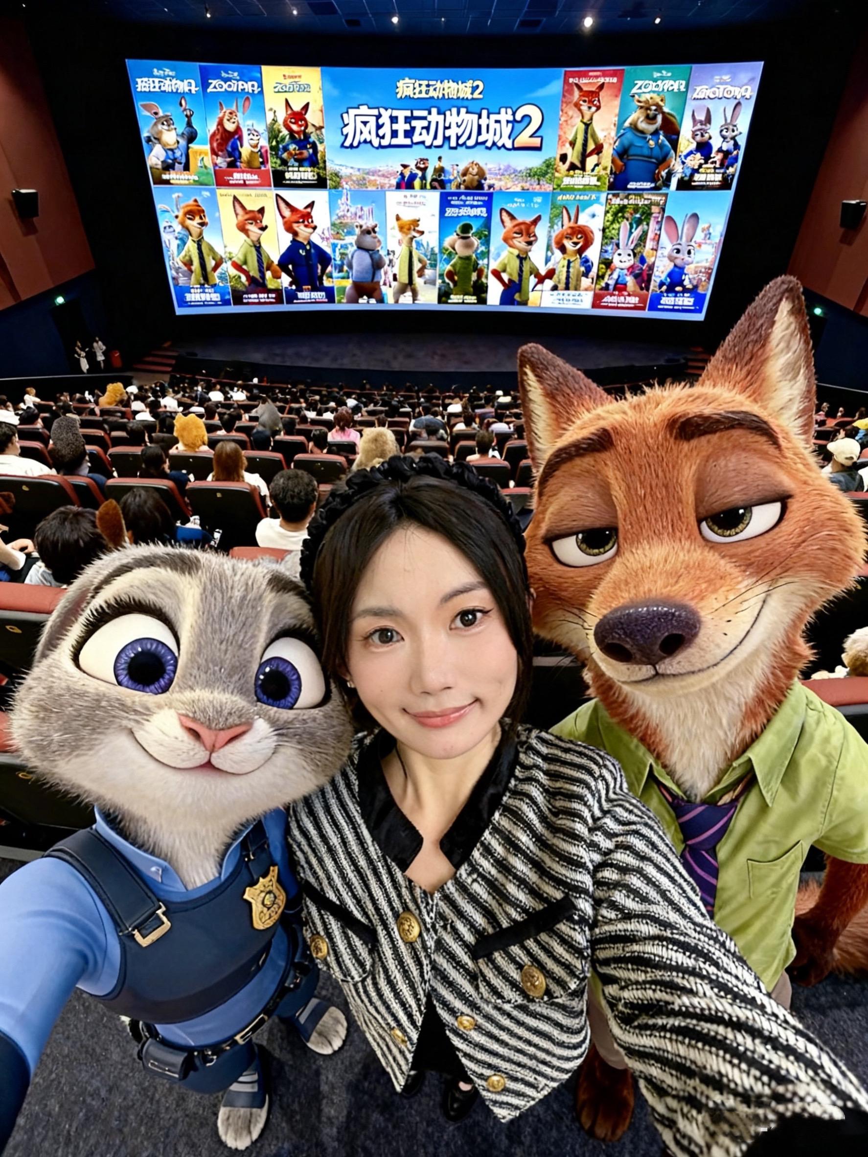 等看完疯狂动物城2，就这样发朋友圈！