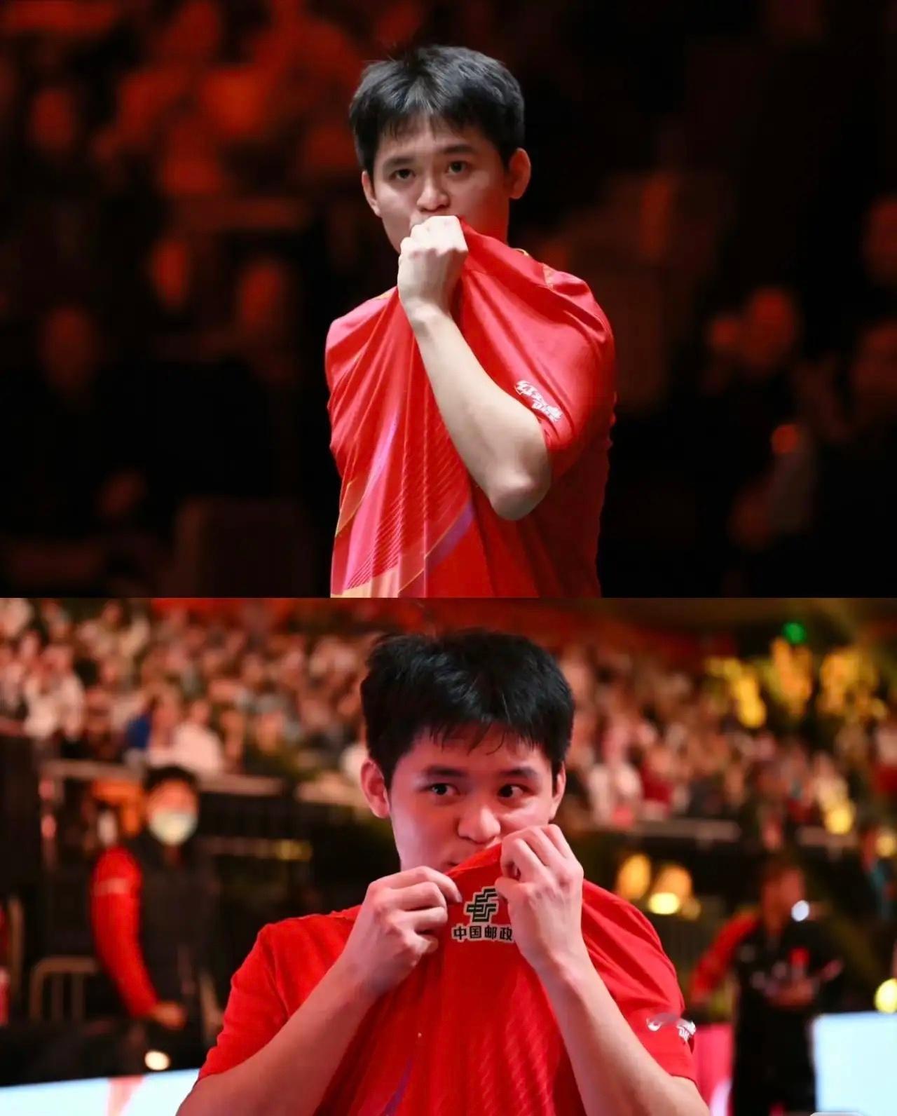 林诗栋是一个情商特别高的孩子，毕竟才刚刚20岁，无论在各方面都优于同龄的运动员，