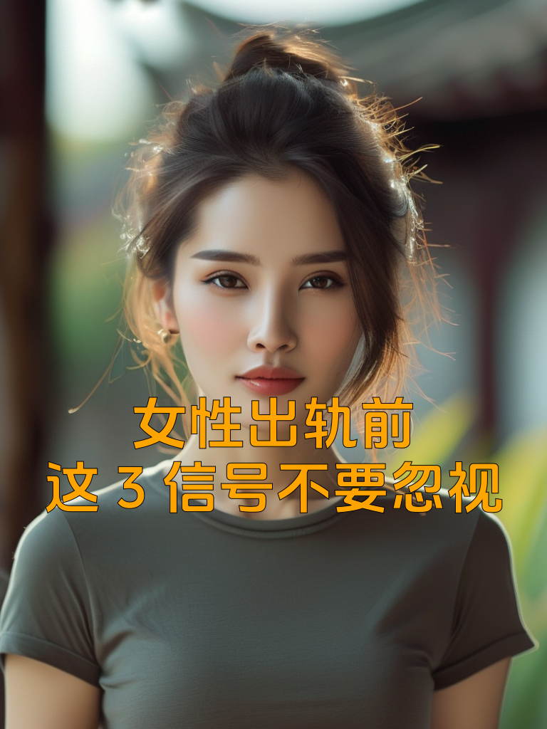 女性出轨前，这3信号不要忽视