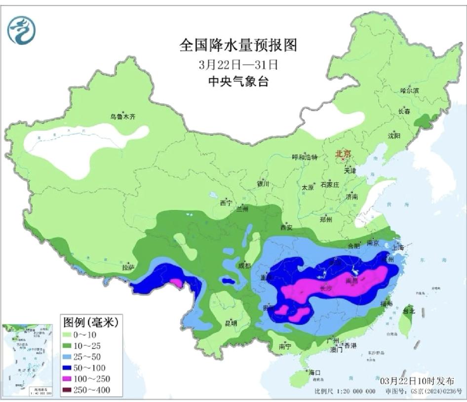 注意啦！广东的雨季可能要来了，预计3月底到4月初，将有一场暴雨登场。3月广东大多