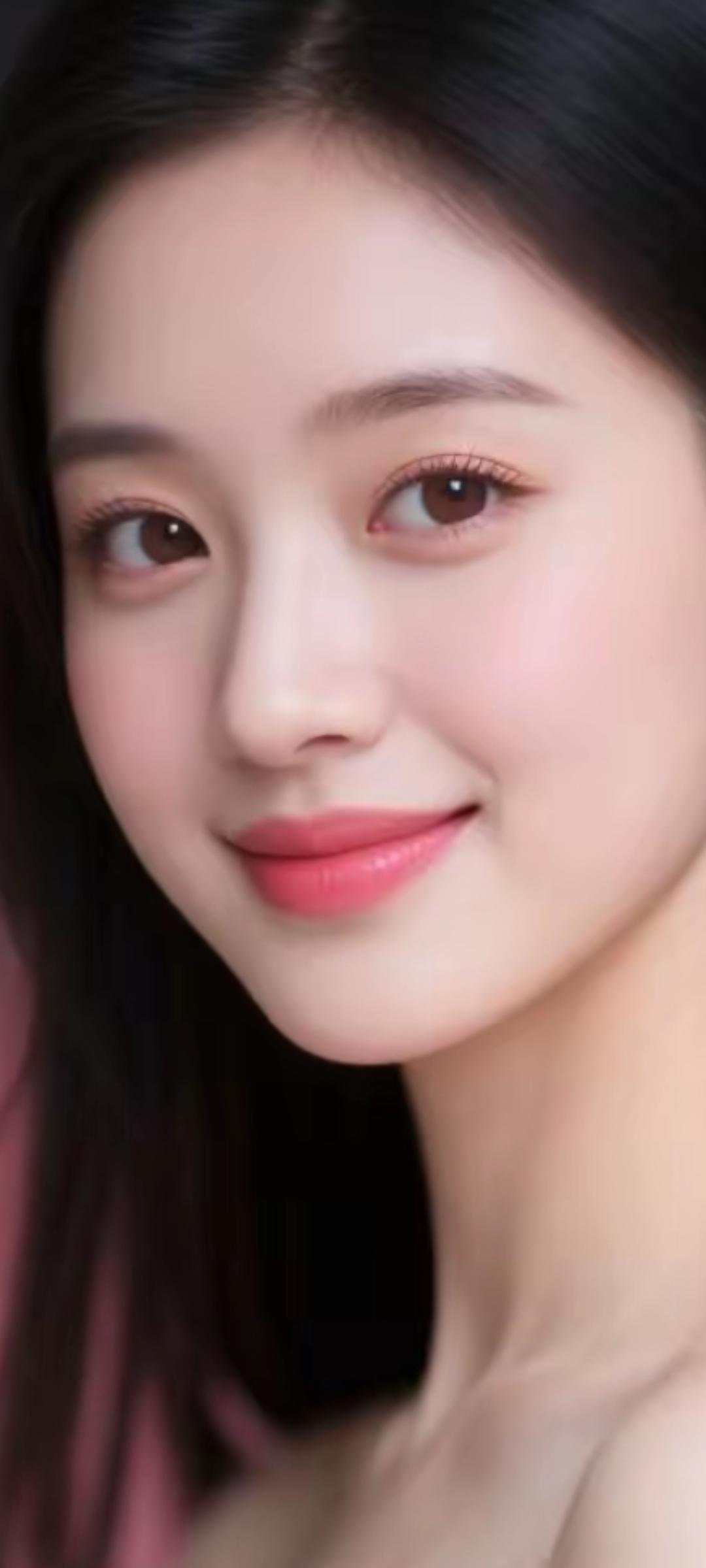 温柔甜美的笑容，散发着自然的光彩！🌟✨