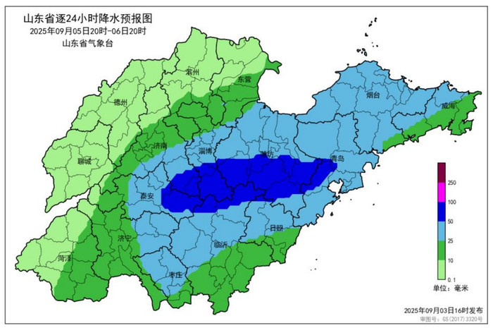 今天山东12市出现降雨, 5日至6日全省将迎较明显降雨过程