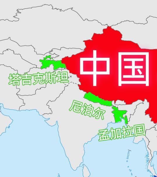 青藏高原背后这3国几乎一样大。世界各国陆地国土面积排名：第92名、孟加拉国14