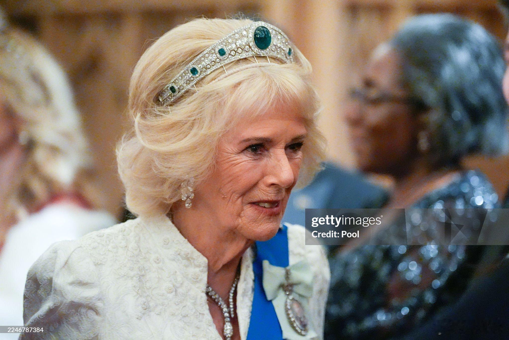 🇬🇧11月18日，查尔斯三世国王和卡米拉王后、威尔士亲王威廉在温莎城堡出席年