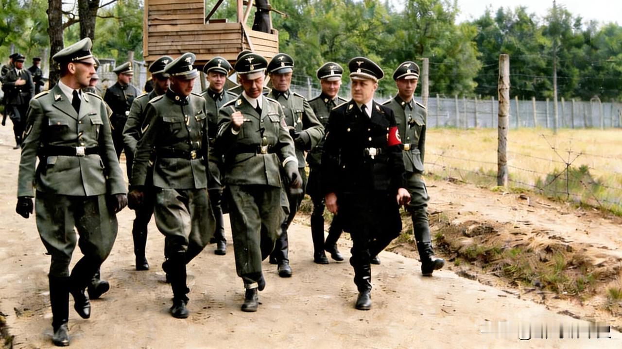 1941年4月，海因里希·希姆莱视察毛特豪森集中营。毛特豪森集中营位于奥地利