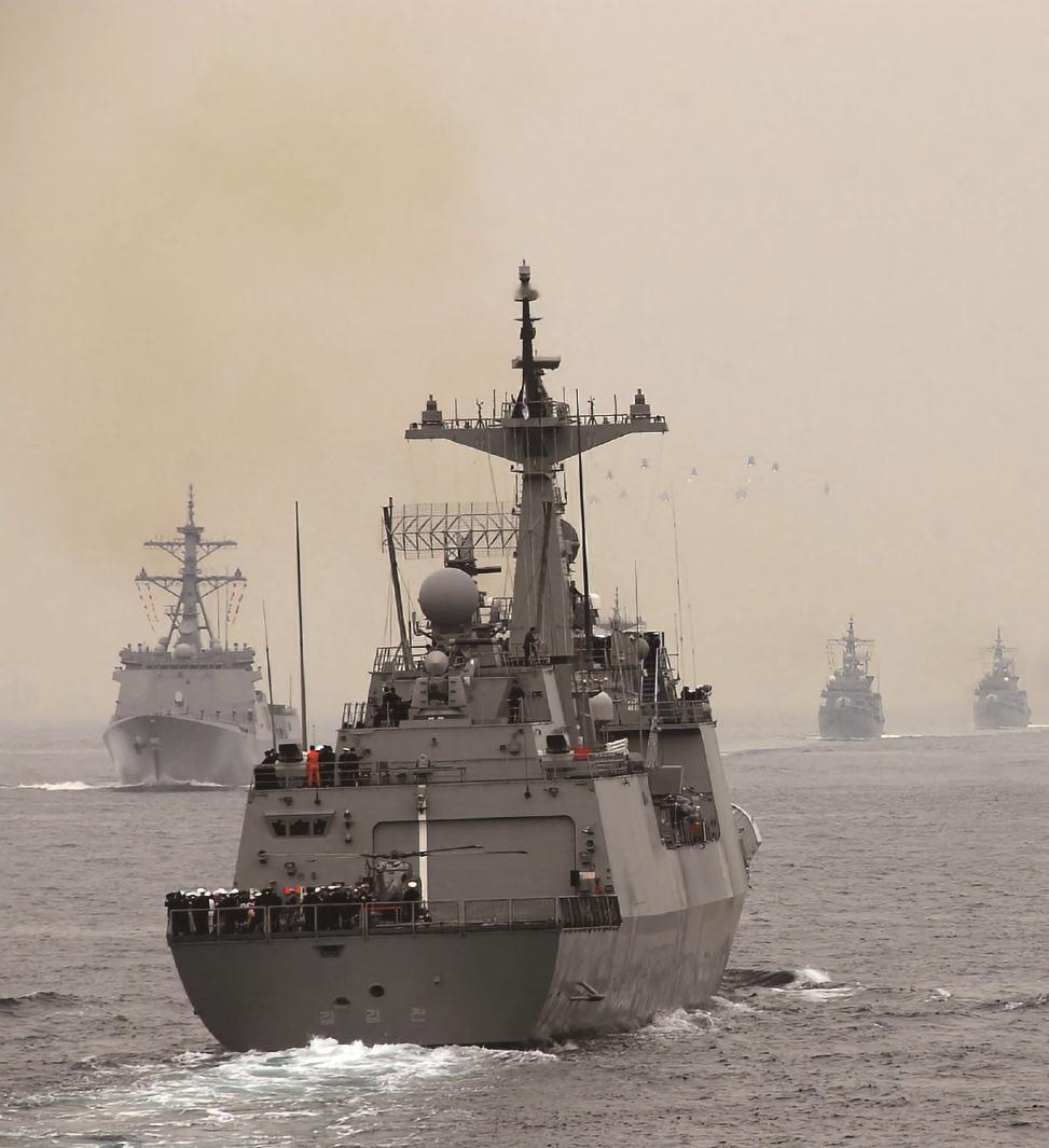 每天认识一件兵器“忠武公李舜臣”级导弹驱逐舰［韩］满载排水量：4800吨全长：