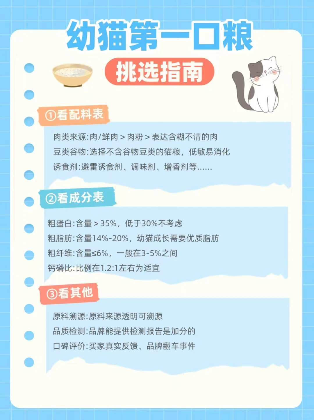 听我一句劝养猫很简单选对幼猫第一口粮就行