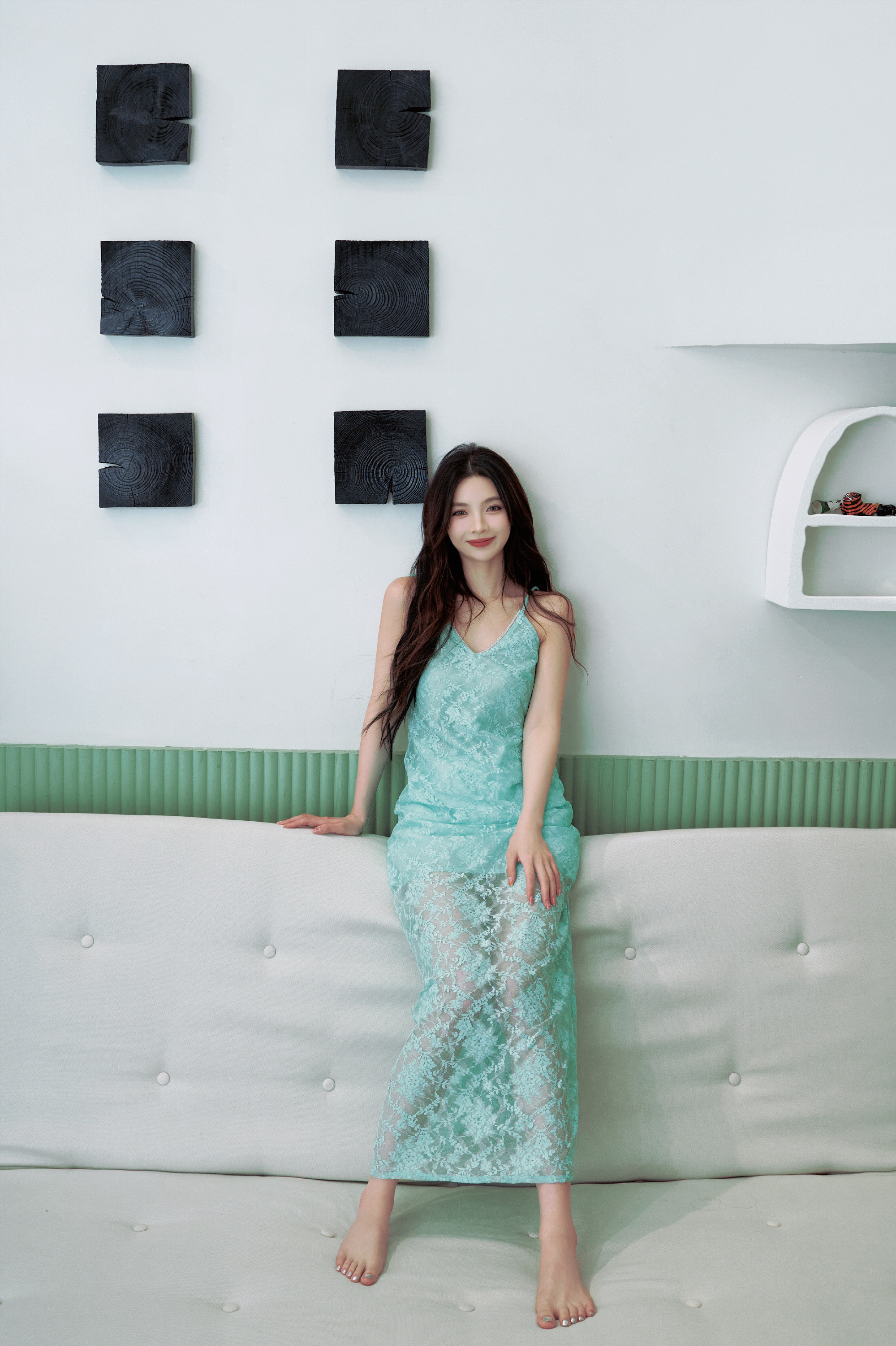 许杨玉琢，青花少女，柔美一夏​​​