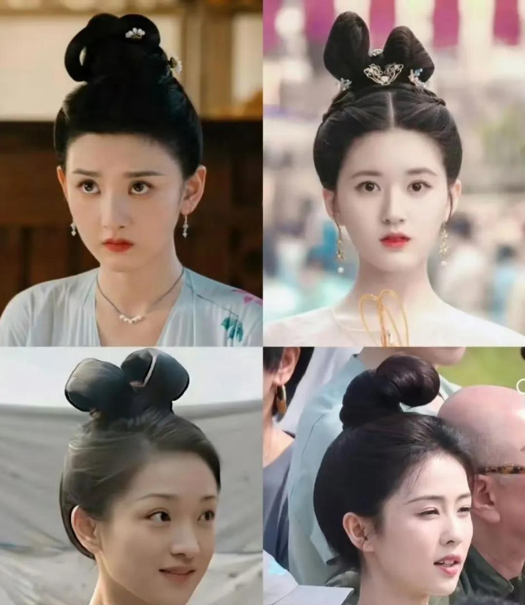 唐代顶流双螺髻杀回荧幕，女星们在这发型上可真是卷疯了！《无忧渡》的服化道没得说