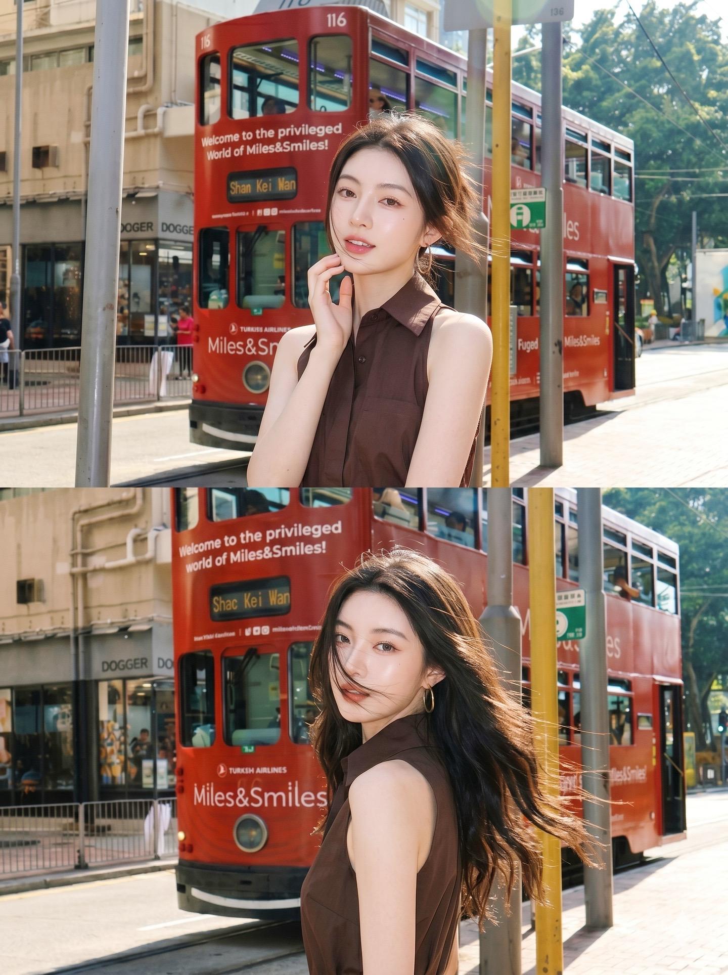 香港约拍📸在坚尼地城的街头走走～