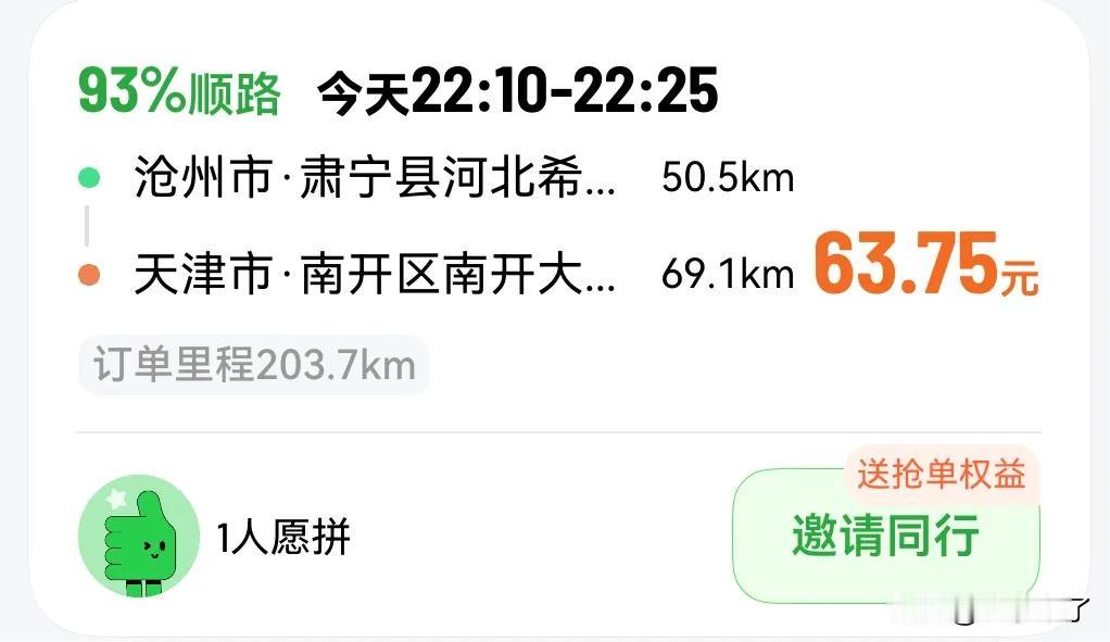这哪是顺风车，分明是"顺路坑车主"。某滴平台标着"顺路93%"，起点绕你50