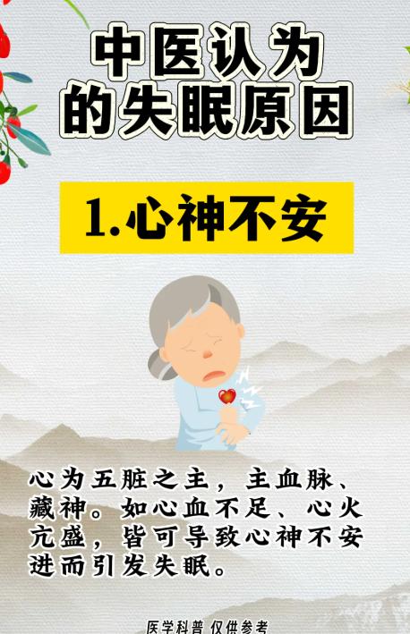 中医如何看待失眠？这些原因要知道