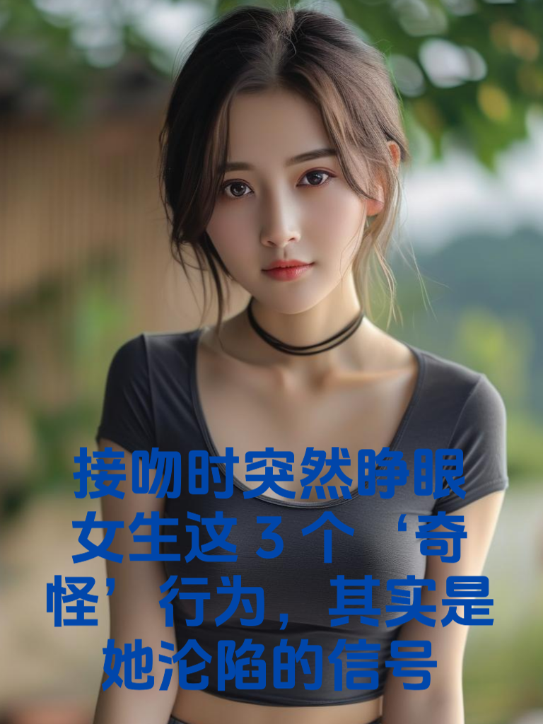 接吻时突然睁眼？女生这3个‘奇怪’行为，其实是她沦陷的信号