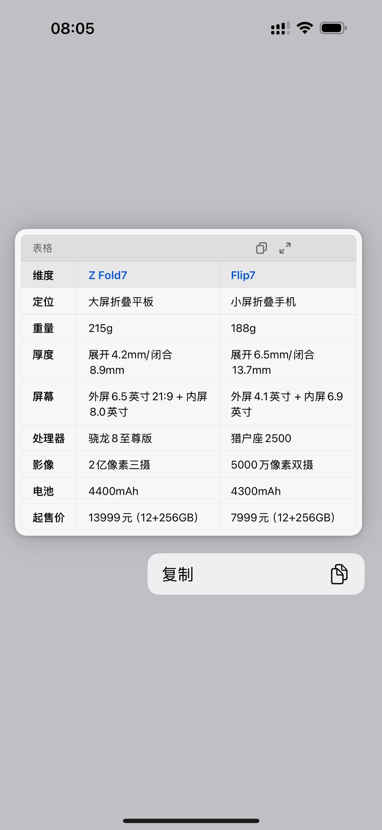三星ZFold7主打大屏生产力，Flip7专攻便携时尚，两款定位截然不同的折叠