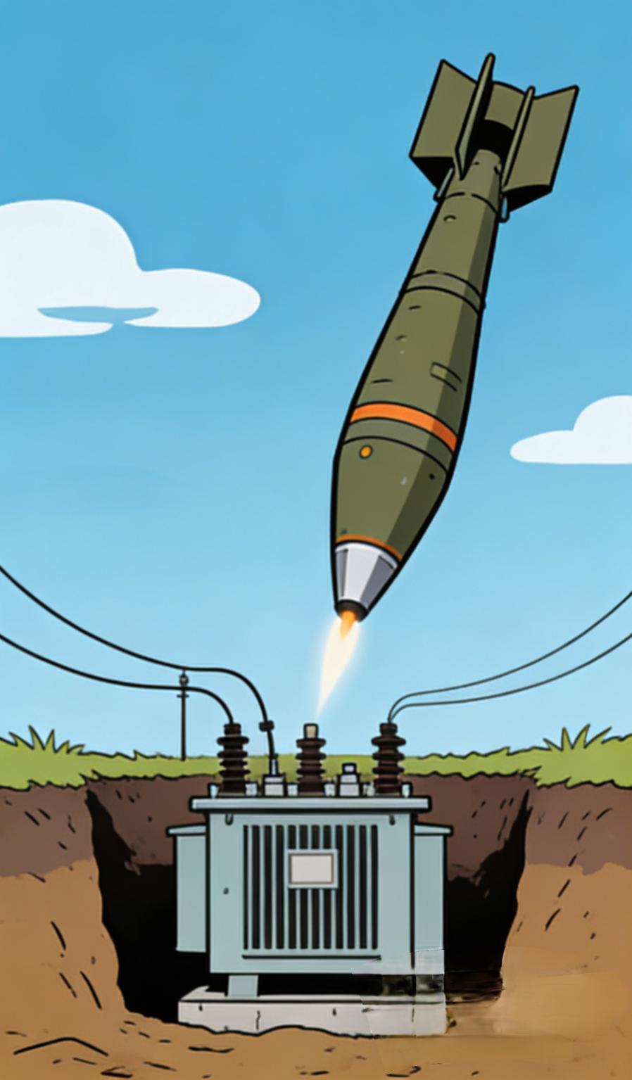 必须隆重表扬乌克兰，这脑洞简直是战场防御界的天才创意！面对俄军不停轰炸电网设