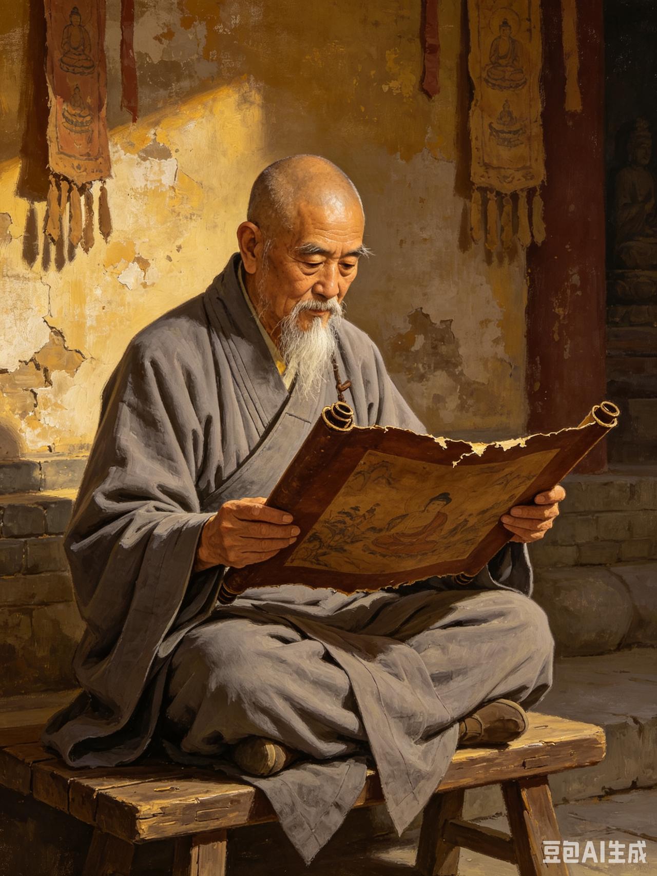不按常理出牌深山古寺里，住着一位远近闻名的老方丈，他常说：“世间万事，困于