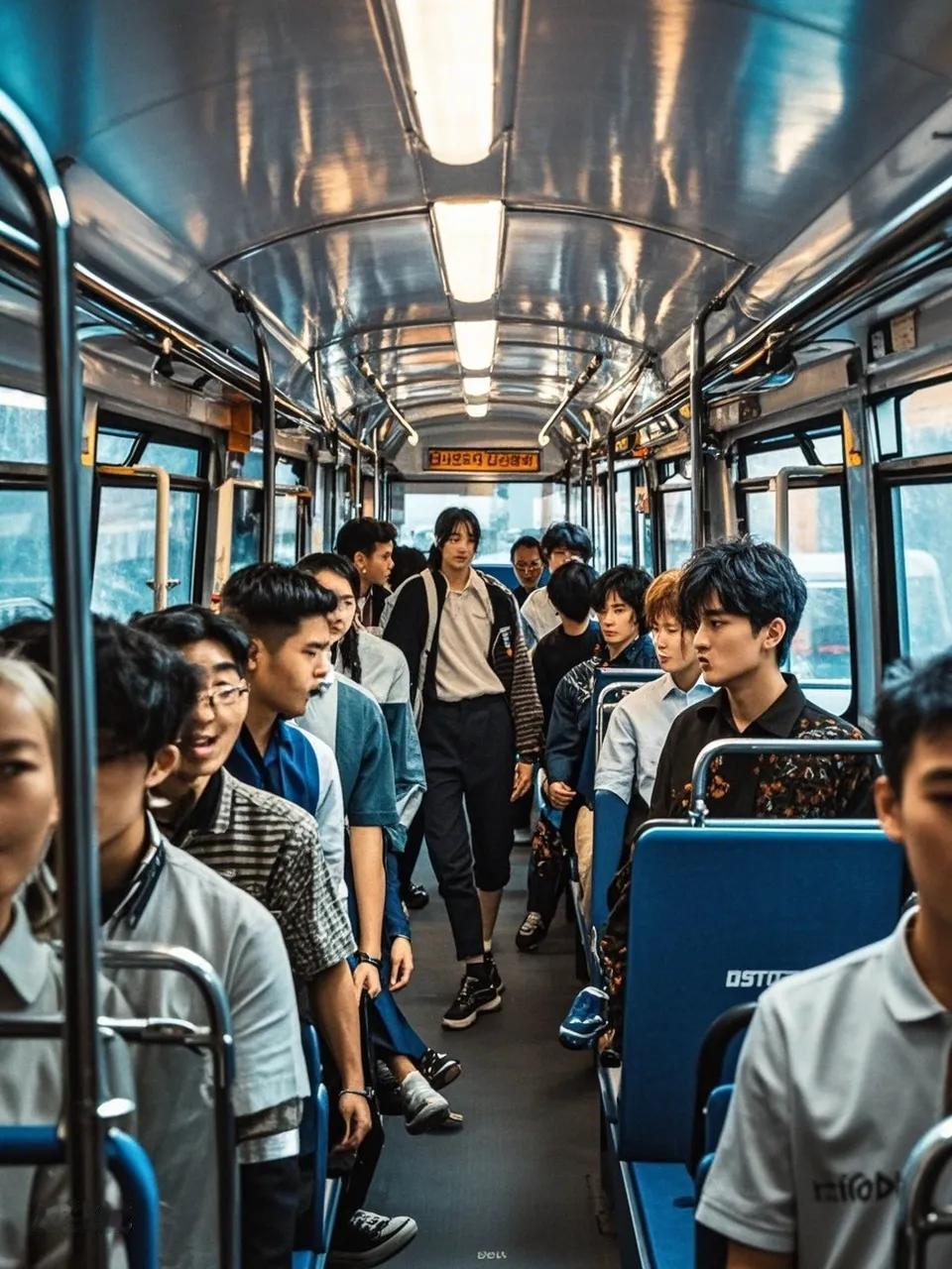 1985年的时候在上海坐公交车，40度高温天，当时没有空调车。下班的时候车子人挤