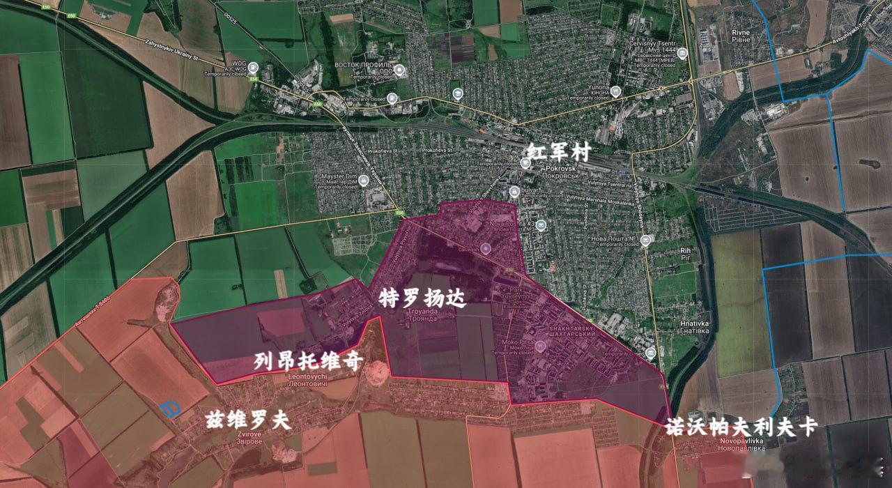 俄军DRG继续窜下去这片就收复了来源：Kalibrated俄乌局势新进展俄罗斯与