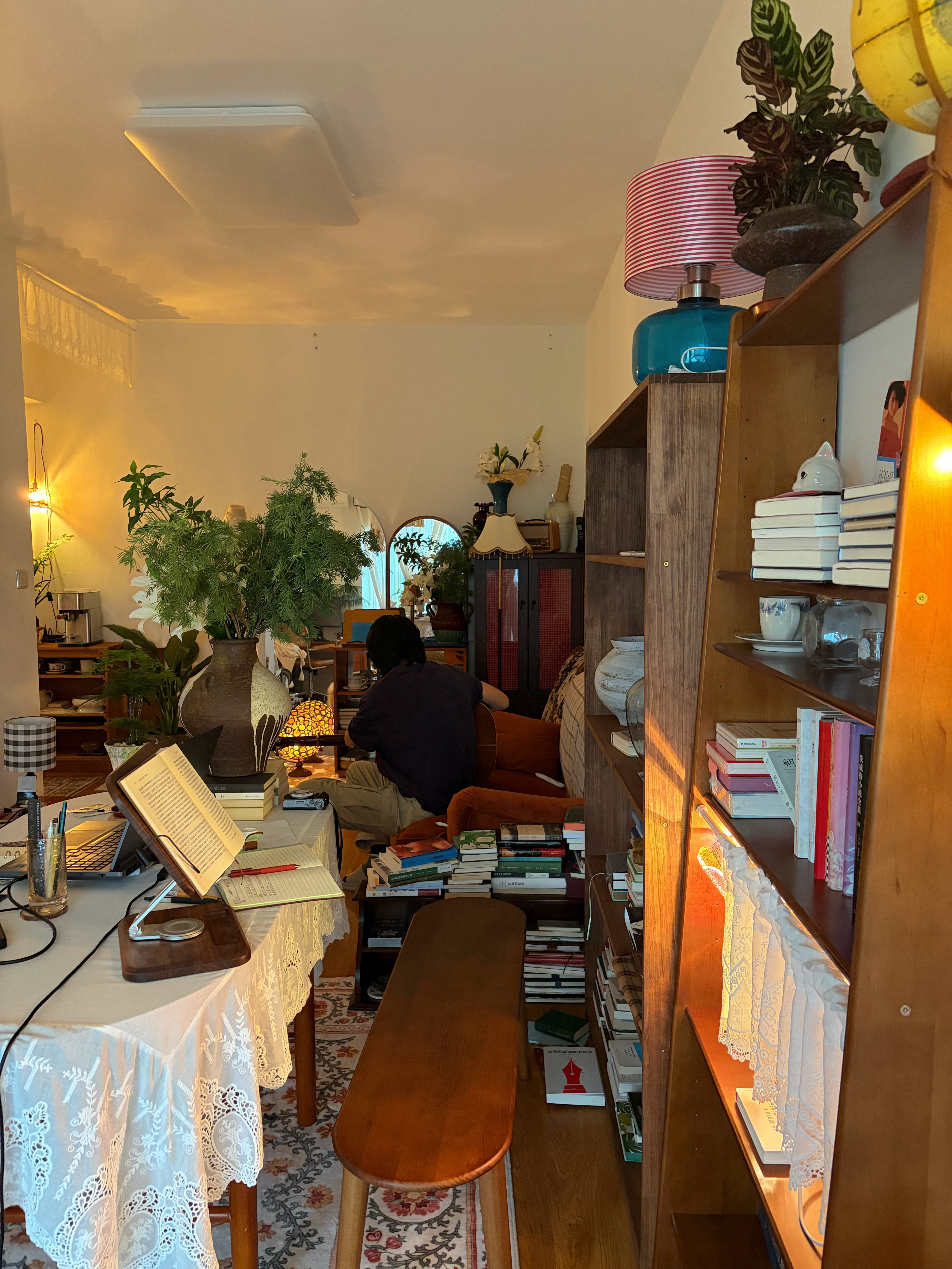 其实一直很想录一个hometour，但是家里永远都是乱糟糟，电线到处飞，阳台