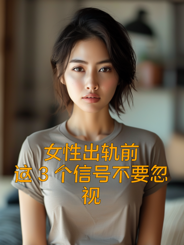 女性出轨前，这3个信号不要忽视