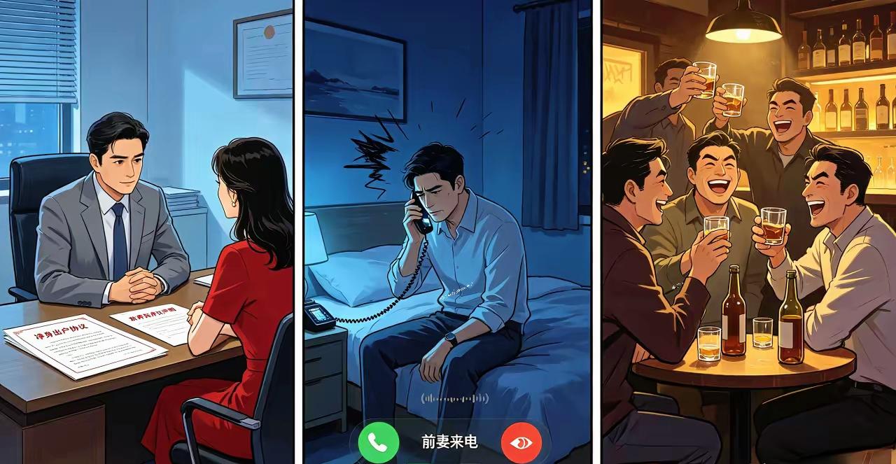 一位兄弟，上周刚和出轨的前妻办完了离婚手续。当时前妻的态度非常坚决，宁愿净身