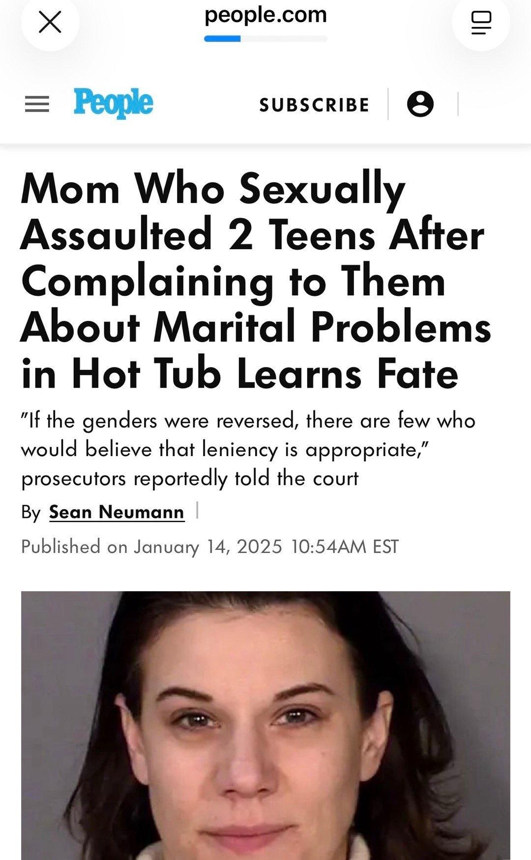 前几天看的一个新闻说是一位39岁的妈妈因为婚姻生活不开心，引诱了两个未成年男孩。