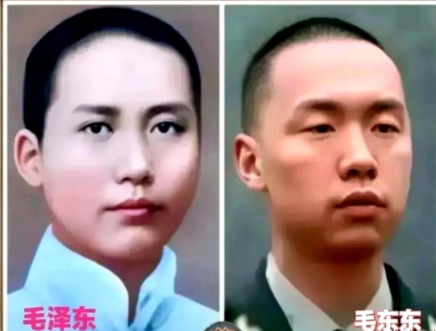 毛东东和他曾祖父长得真像，神奇的是，他还和毛主席是同月同日诞生，现在就读于国防科