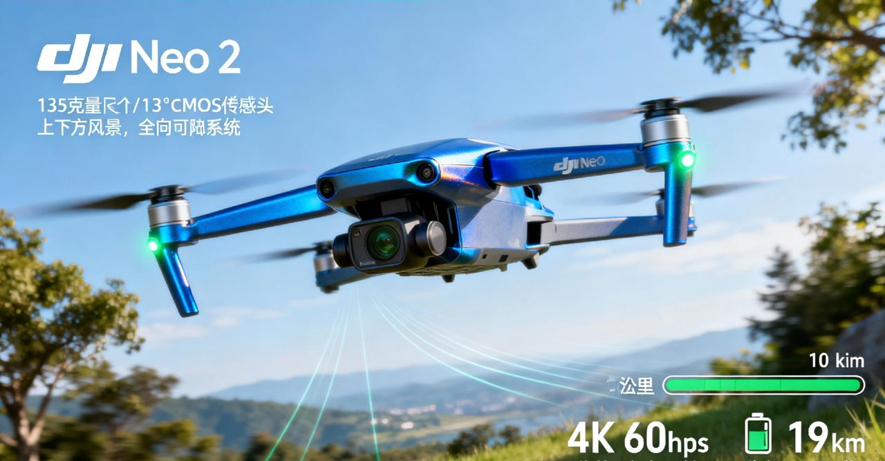 不用注册的无人机天花板？大疆Neo2藏大招：4K60帧+10公里图传太香
