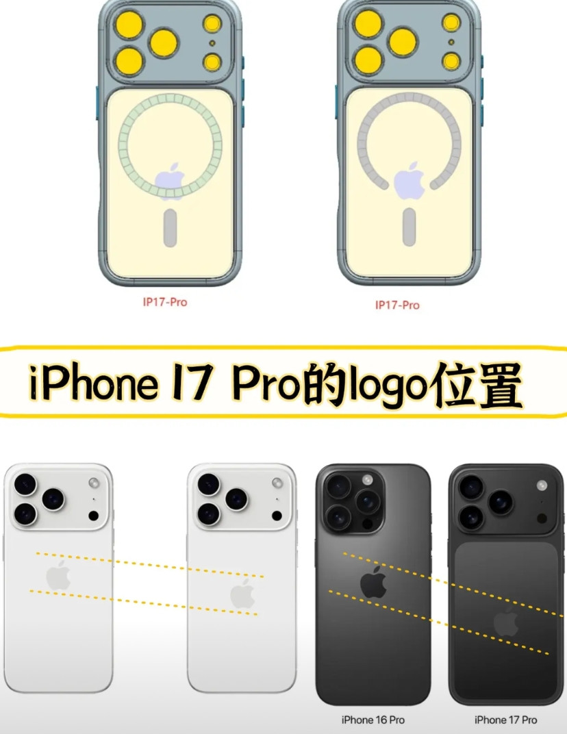 iPhone17Pro改用横向大面积摄像头Deco设计了，据说苹果Logo的
