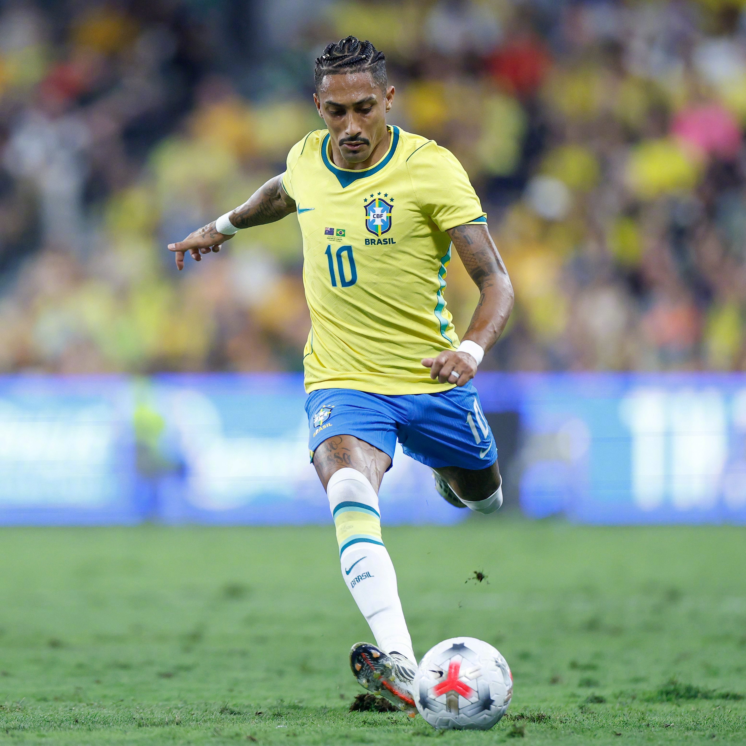 ⚽️国际比赛日战果友谊赛｜🇦🇺澳大利亚1-1巴西🇧🇷：拉菲尼亚首发出战并