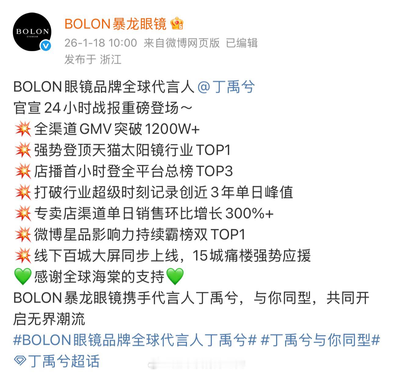 丁禹兮暴龙千万官方战报🎉太牛了小丁