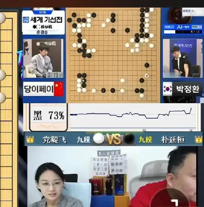 中韩决赛已定，180万奖金只差一局王星昊上午先斩芝野虎丸，下午朴廷桓1.5