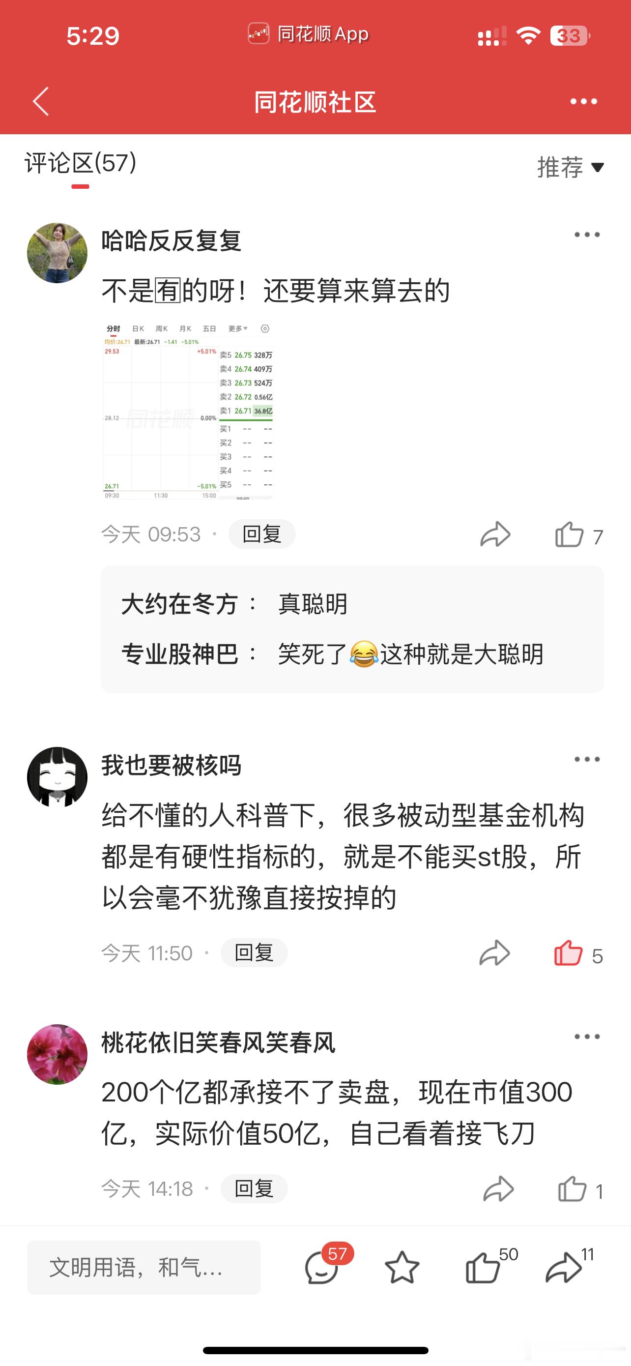 很多股不踩雷是基金股，踩雷后基金必须被动清仓，那么就成了机构仓越大卖空反而越厉害