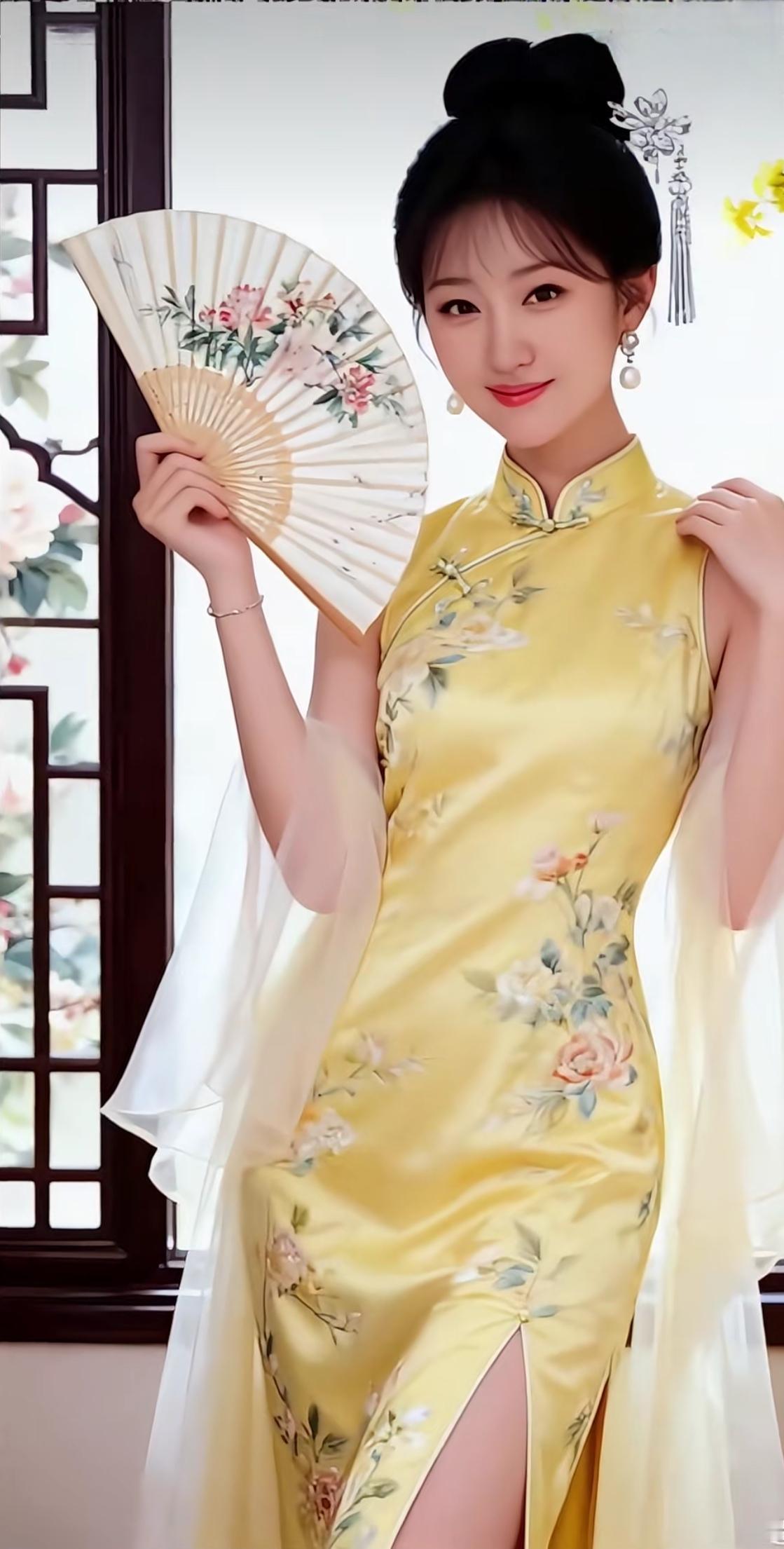 看起来有点像杨钰莹，不过仔细端详，又有几分不像。