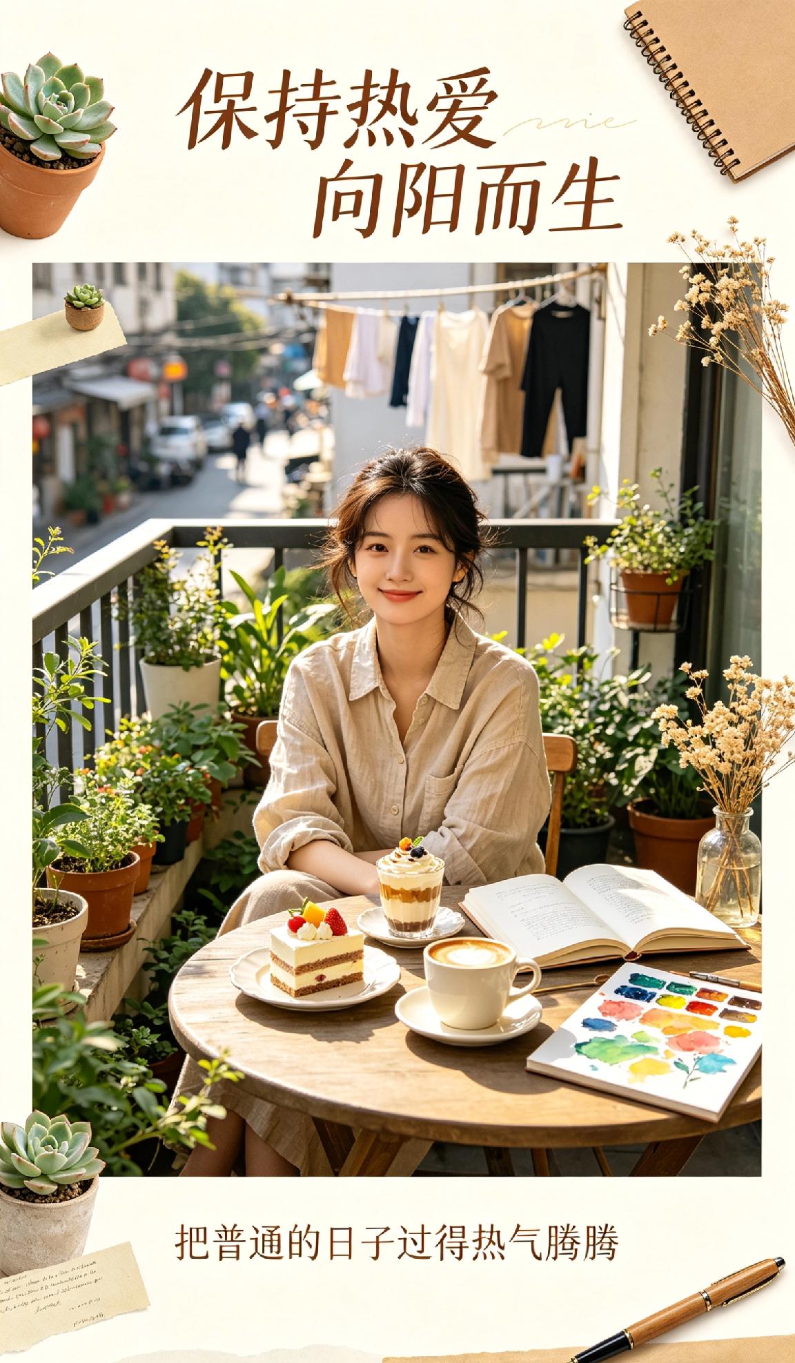 唯有热爱，能对抗生活的琐碎与枯燥。日子日复一日，难免平淡乏味，是藏在心底的热爱，