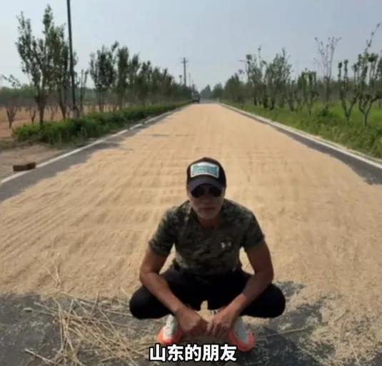 任达华颠覆我认知！本以为大明星只会出入高端场合，结果他回山东老家光膀子收麦子！弯