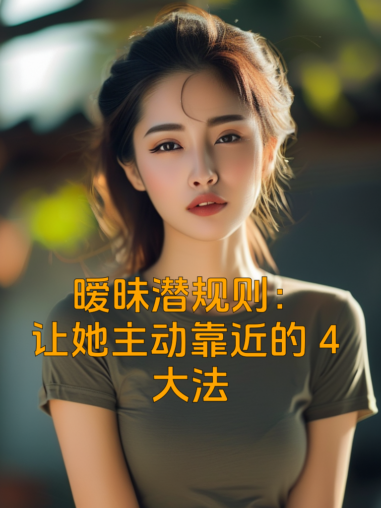 暧昧潜规则：让她主动靠近的4大法