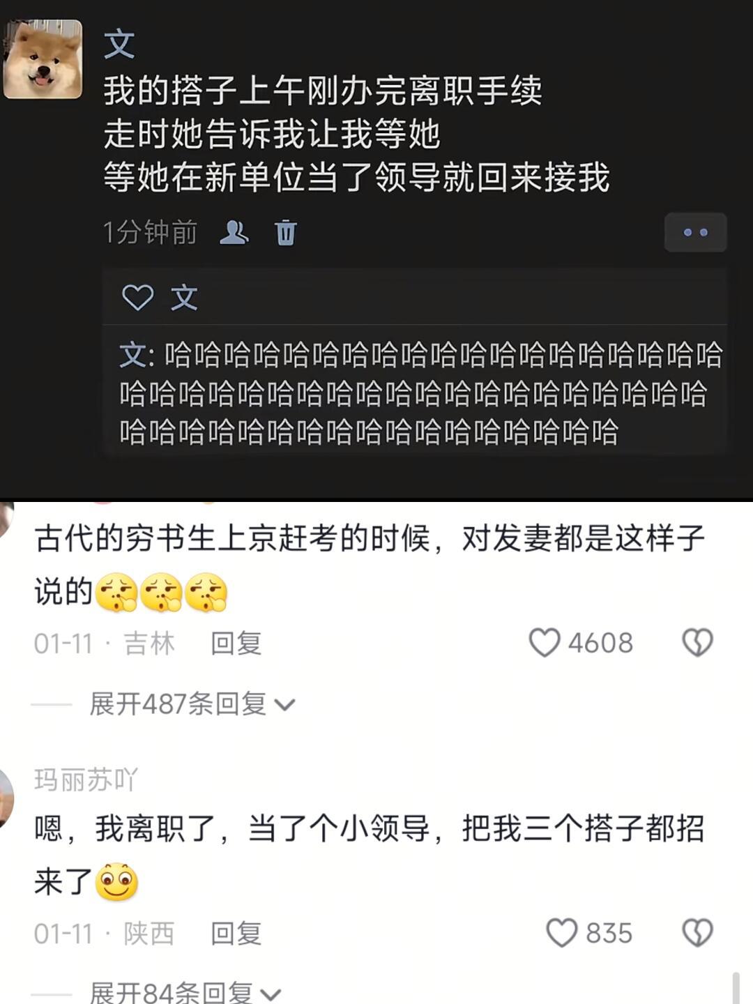 上班搭子离职了让我等他