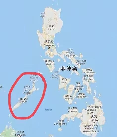 不只是巴丹群岛有争议，南海的巴拉望岛主权也是有争议的！菲律宾这几天在南海又跳