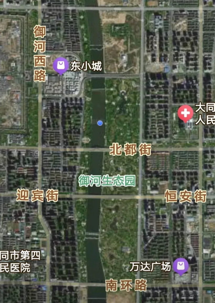 大同御河河道修这么宽，御河公园也修这么宽，现在看来是非常正确的，也是很有必要的。