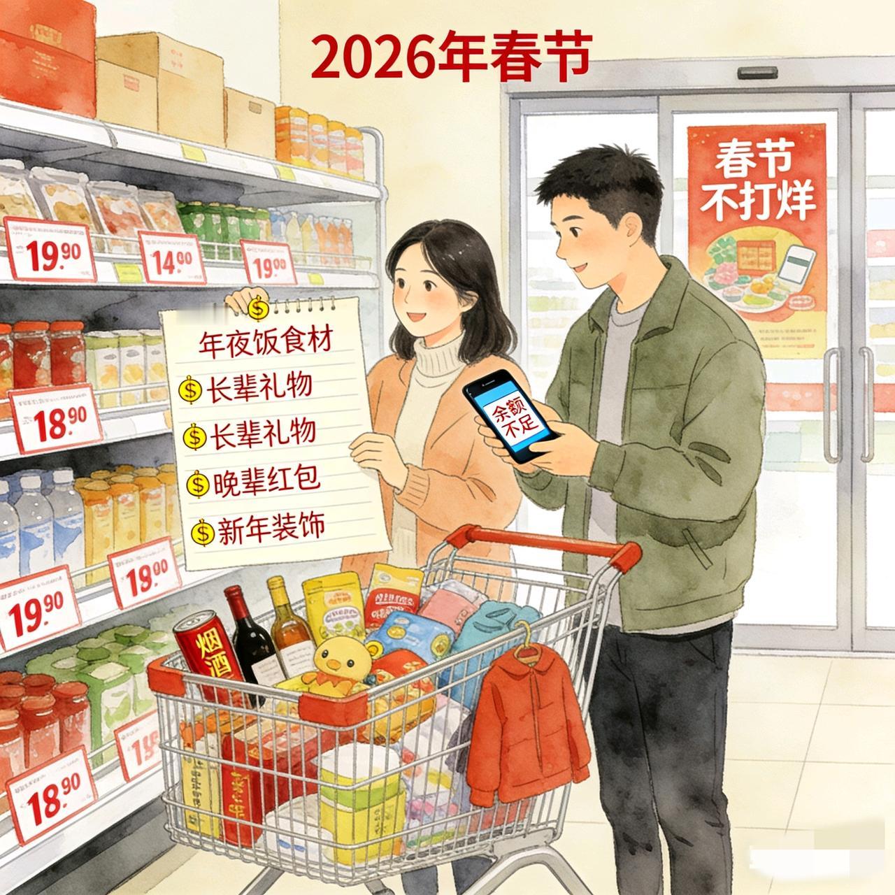 过年要花多少钱？消费预算如下：1、年货采购：1000元坚果零食、糖果水果、