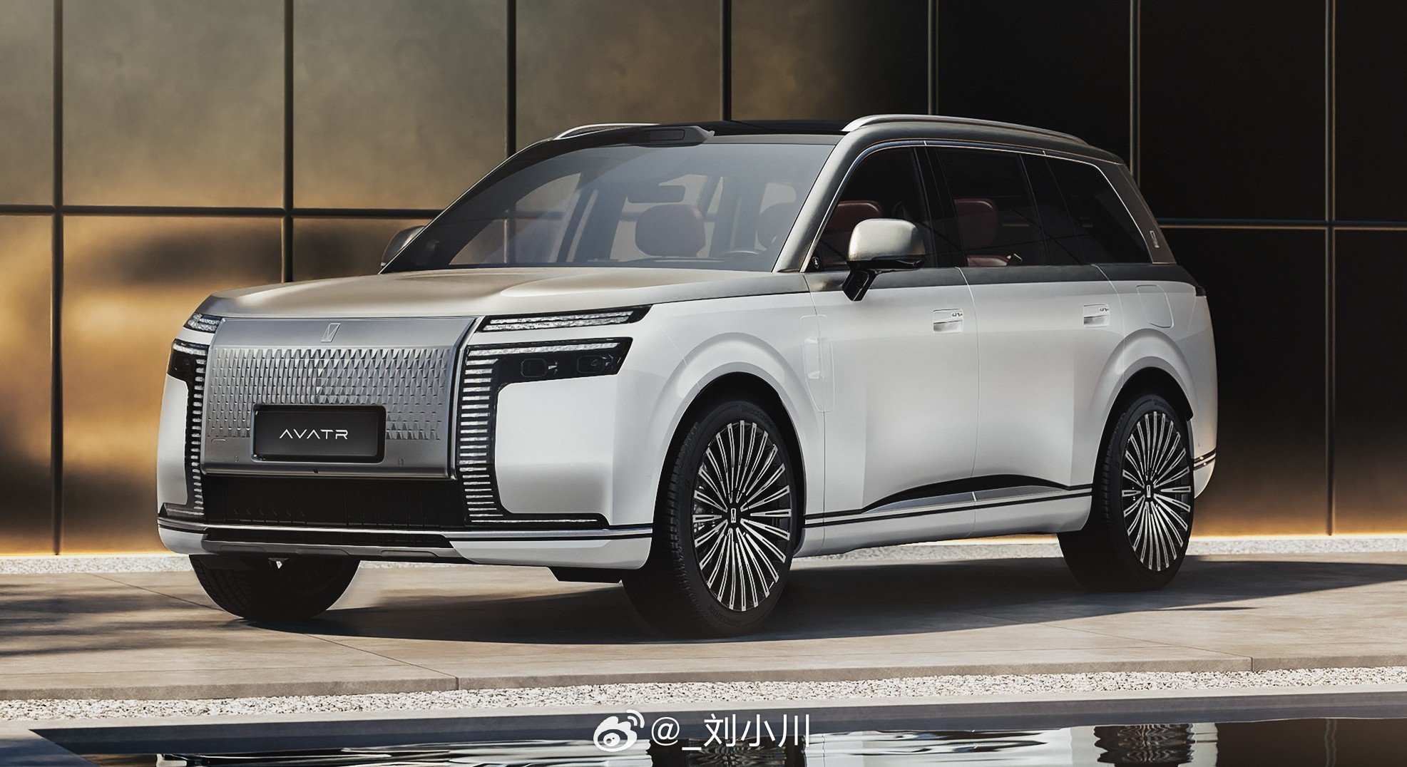 #阿维塔9系#图1为阿维塔9系官图，图2至图5是我搭配的4种新轮毂造型，大家觉得图几最好看🙌​